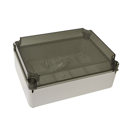 Plastic Electrical Enclosure - Clear Lid 300H X 220W X 120D