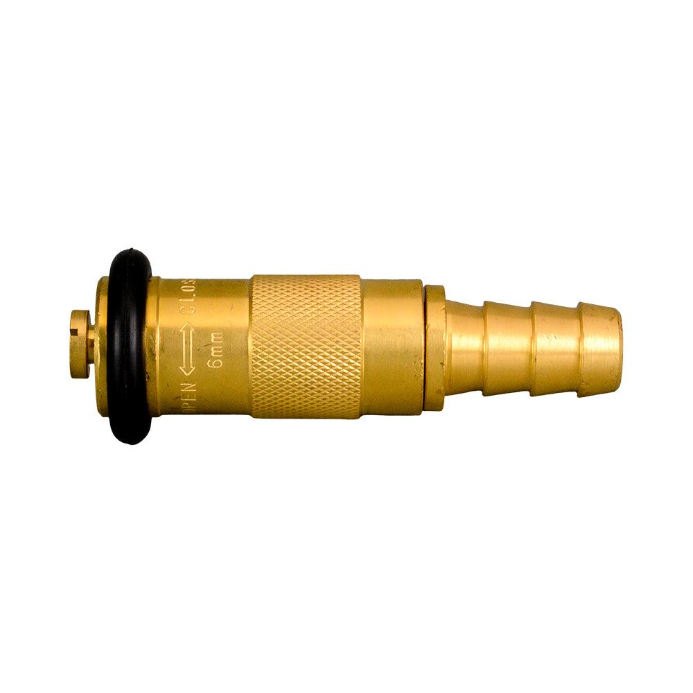 Fire Hose Nozzle Brass Jet Hose Tail Nozzle 3/4 Barb