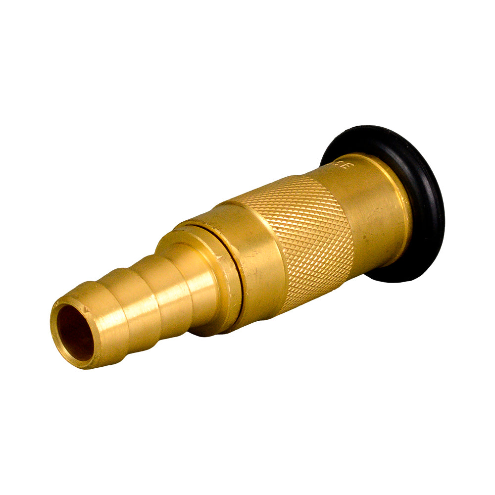 Fire Hose Nozzle Brass Jet Hose Tail Nozzle 3/4 Barb