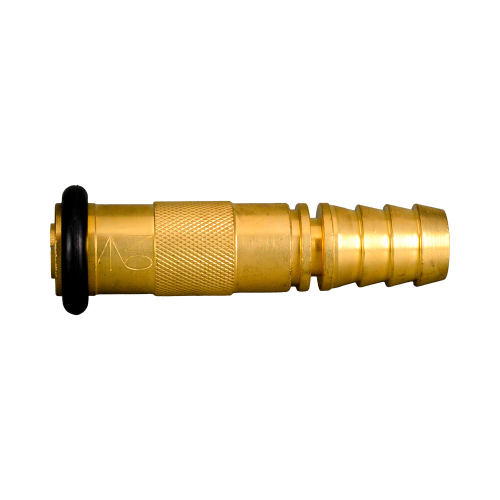 Fire Hose Nozzle Brass - Jet Hose Tail Nozzle 1" Barb