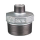 Galvanised Malleable Iron Hex Nipple Reducing 50mm (2") x 40mm (1 1/2")