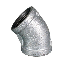 Galvanised Malleable Iron Elbow 45° 25mm (1")