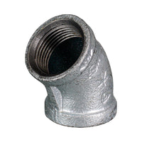 Galvanised Malleable Iron Elbow 45° 25mm (1")