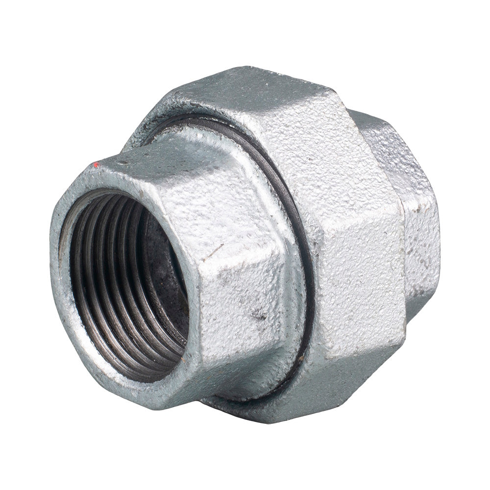 Galvanised Malleable Brass Seat Barrel Union 32mm (1 1/4")