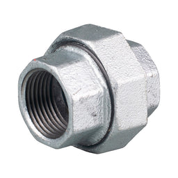 Galvanised Malleable Brass Seat Barrel Union 15mm (1/2")