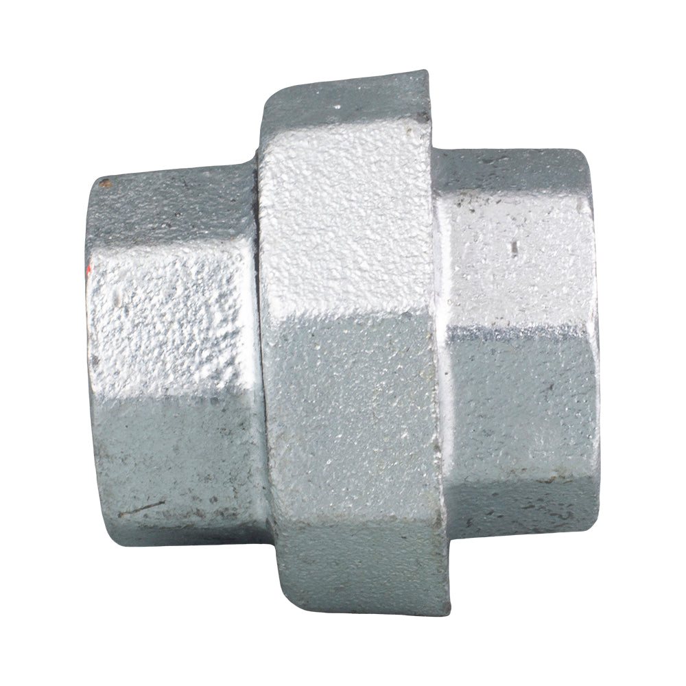 Galvanised Malleable Brass Seat Barrel Union 32mm (1 1/4")