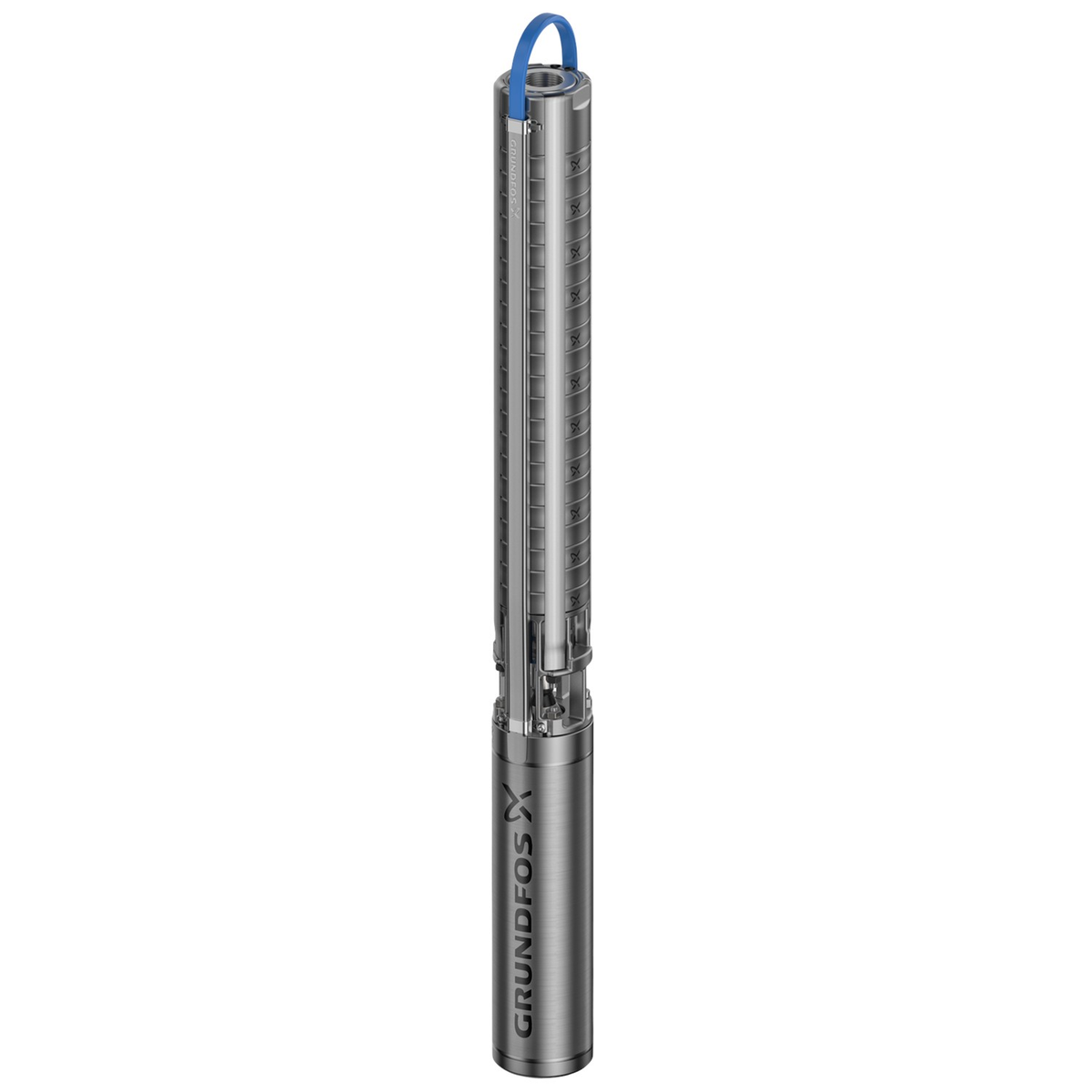 Grundfos SP 1A high-head submersible bore pump and motor