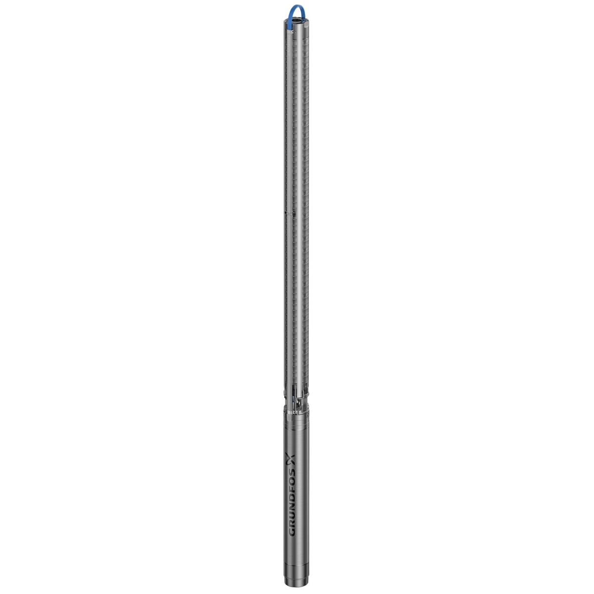 Grundfos SP series submersible bore pump with MS4000 motor; representative image