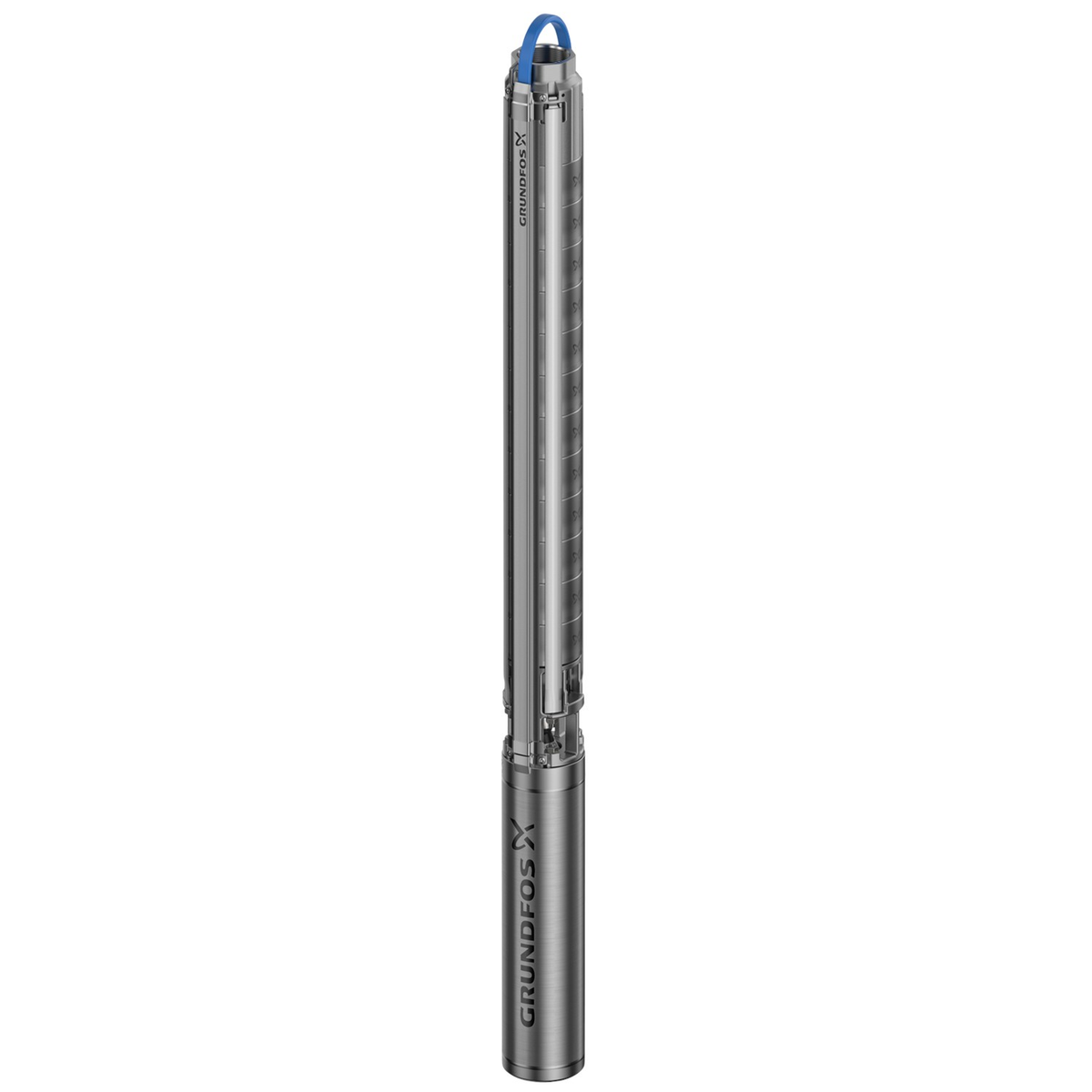 Grundfos SP 7 submersible bore pump and MS402 motor; representative image
