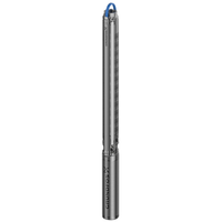 Grundfos SP 9 submersible bore pump and MS402 motor; representative image