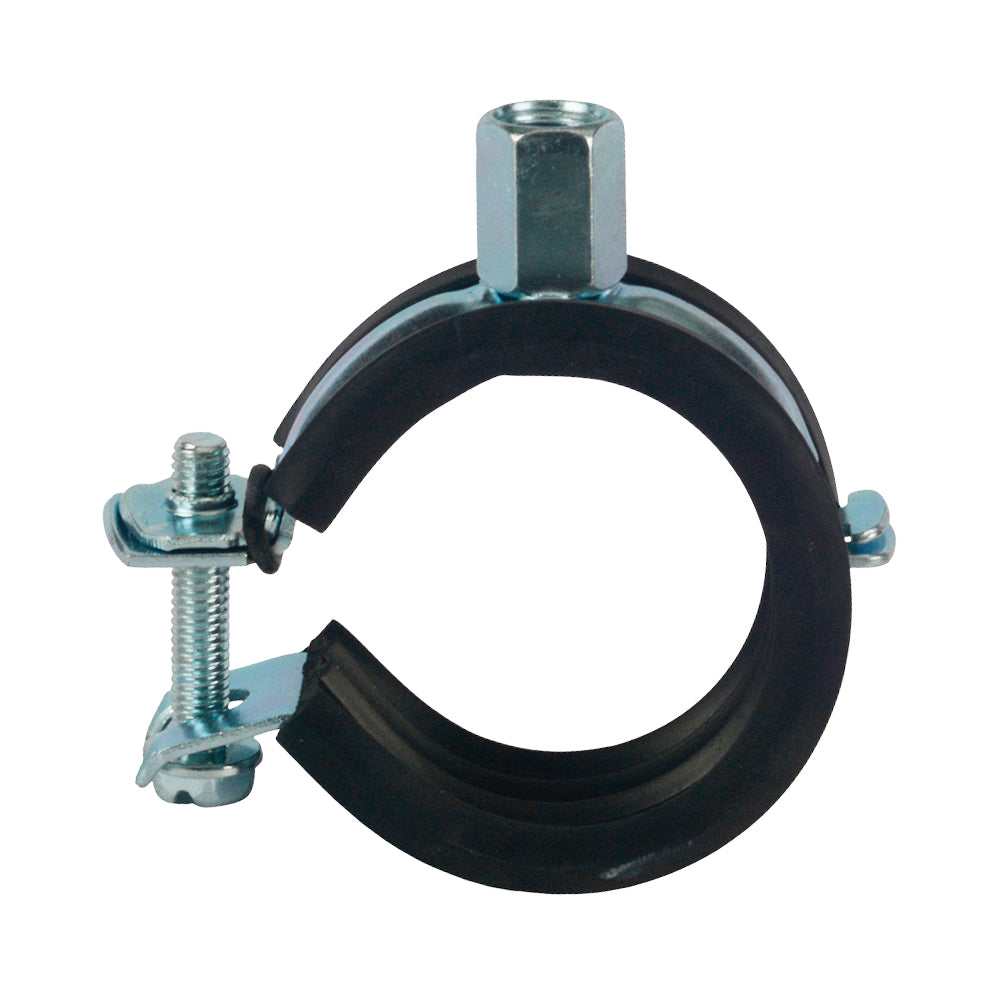 Hinged Acoustic Insulated Clamp 25-28mm M8/M10 (Copper 25)