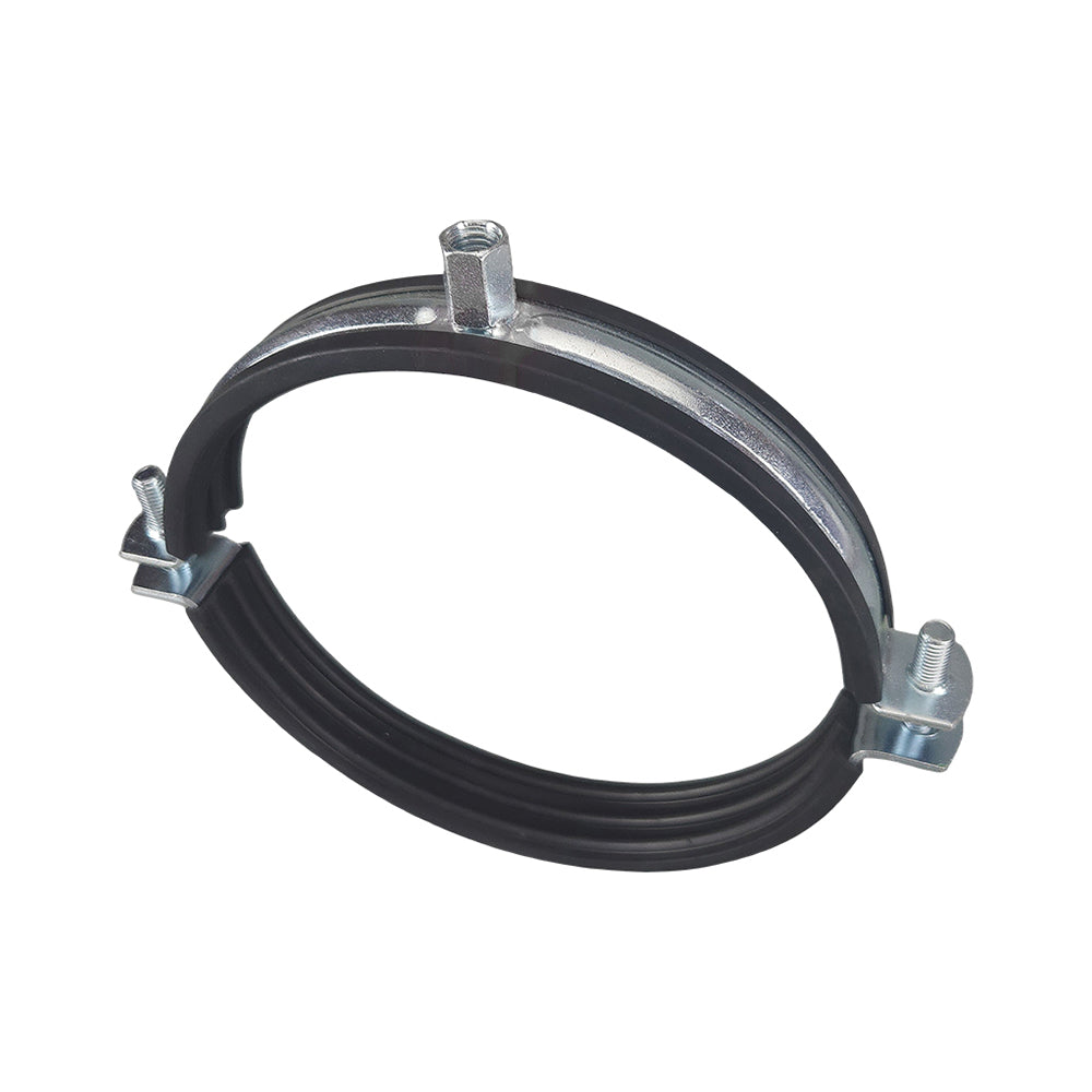 Hinged Acoustic Insulated Clamp Dual Fix 159-163mm M8/M10 (PVC Pressure 150, PVC DWV 150, PVC SW 150)