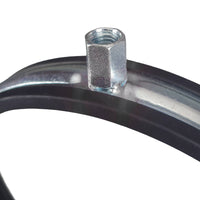 Hinged Acoustic Insulated Clamp Dual Fix 159-163mm M8/M10 (PVC Pressure 150, PVC DWV 150, PVC SW 150)