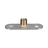 Hinged Acoustic Insulated Clamps - Female Mounting Plate M10