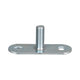 Hinged Acoustic Insulated Clamps - Male Mounting Plate M10