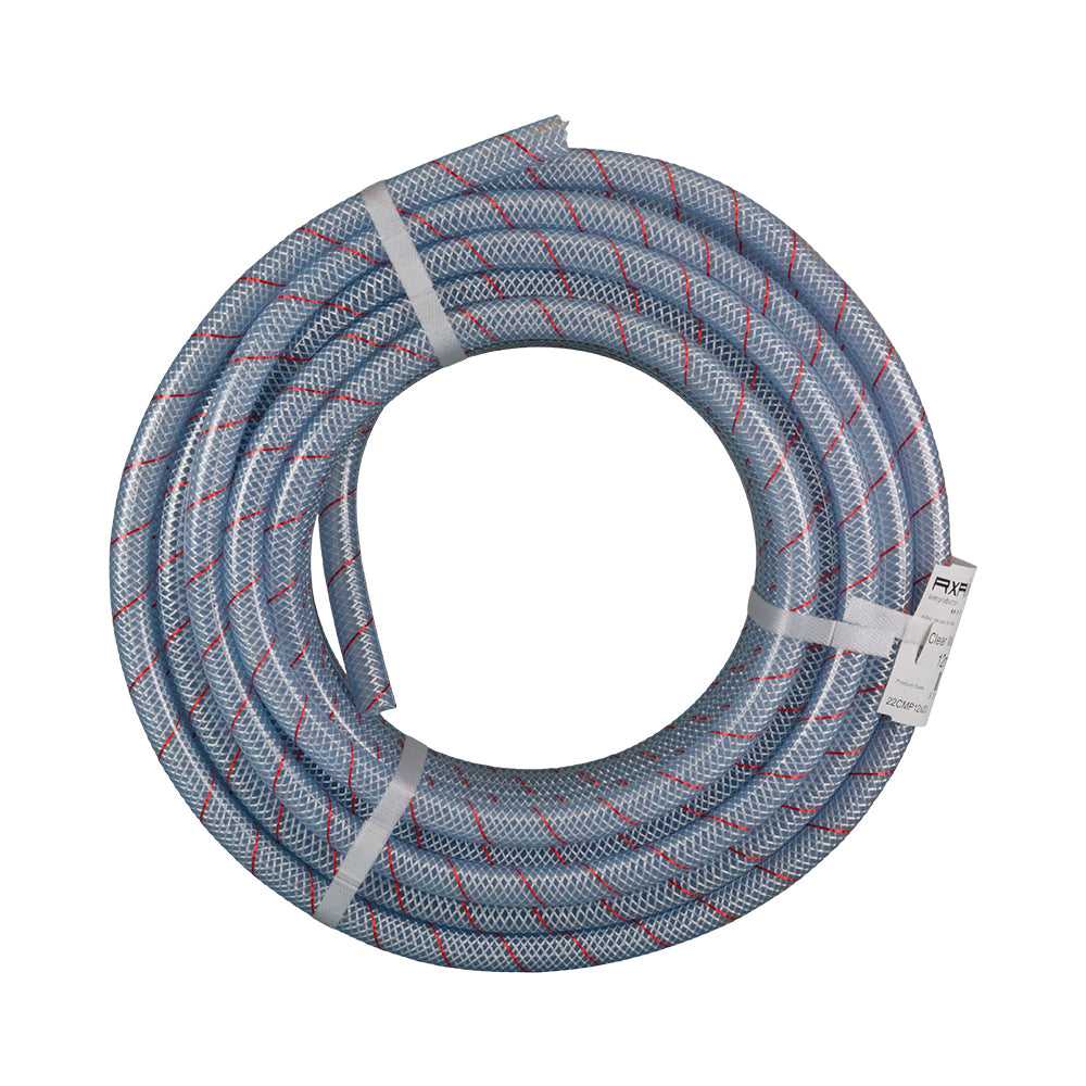 Clear Braided Hose 6mm (20m Roll)