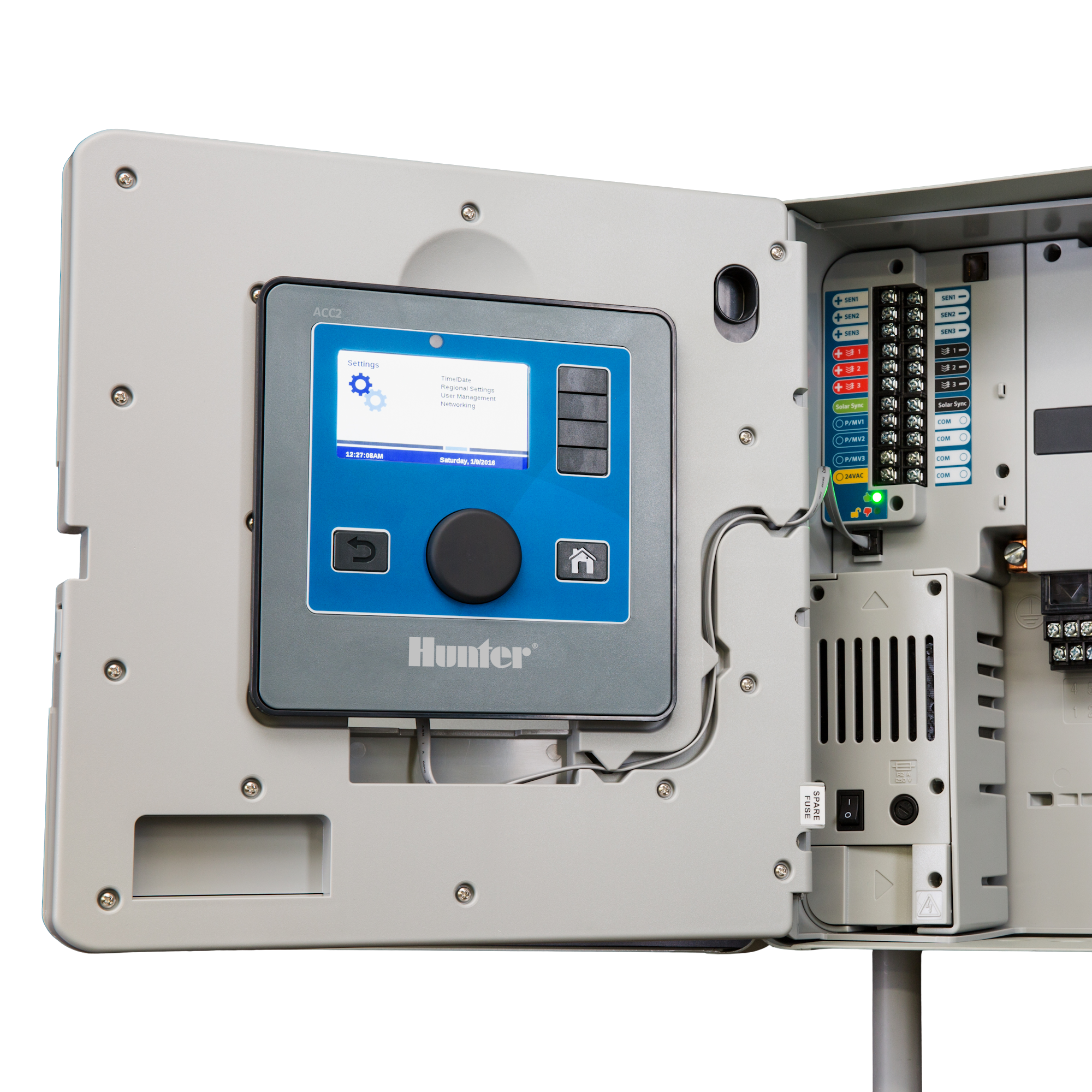 Hunter Controller ACC2 Conventional Modular 12 Station Base Metal Cabinet (Max 54 Stations)