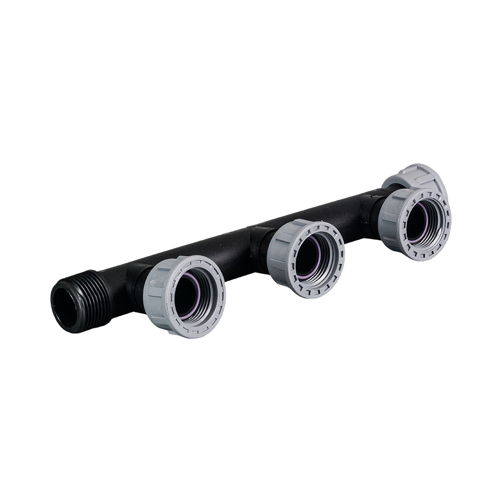 Poly Tavlit Manifold 3 Port 25mm