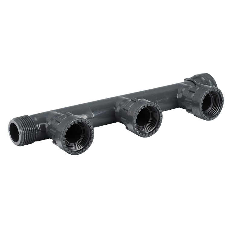 PVC Manifold 3 Port 25mm