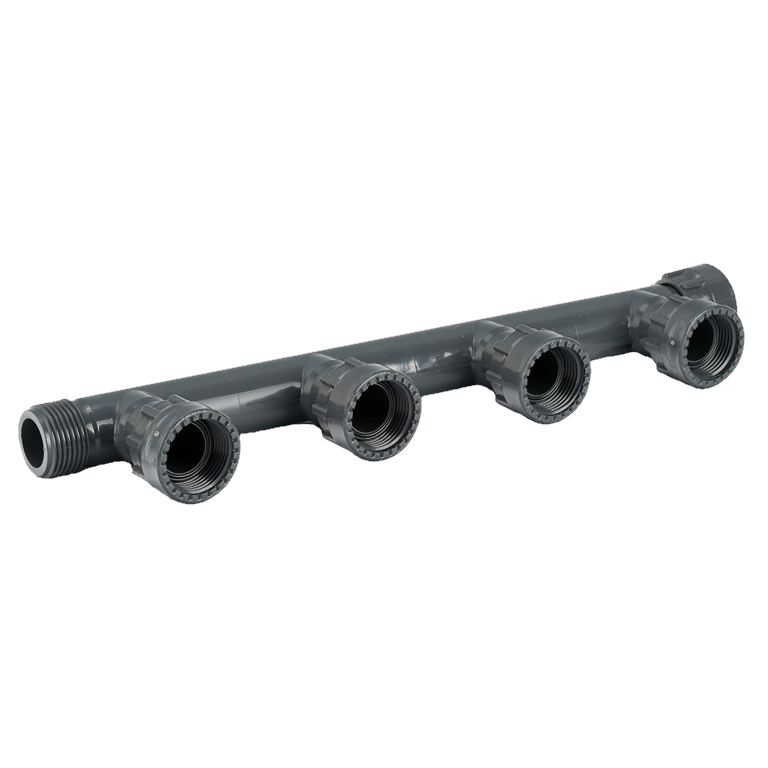 PVC Manifold 4 Port 25mm