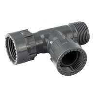 PVC Holman Manifold Tee Swivel x Male x Swivel 25mm