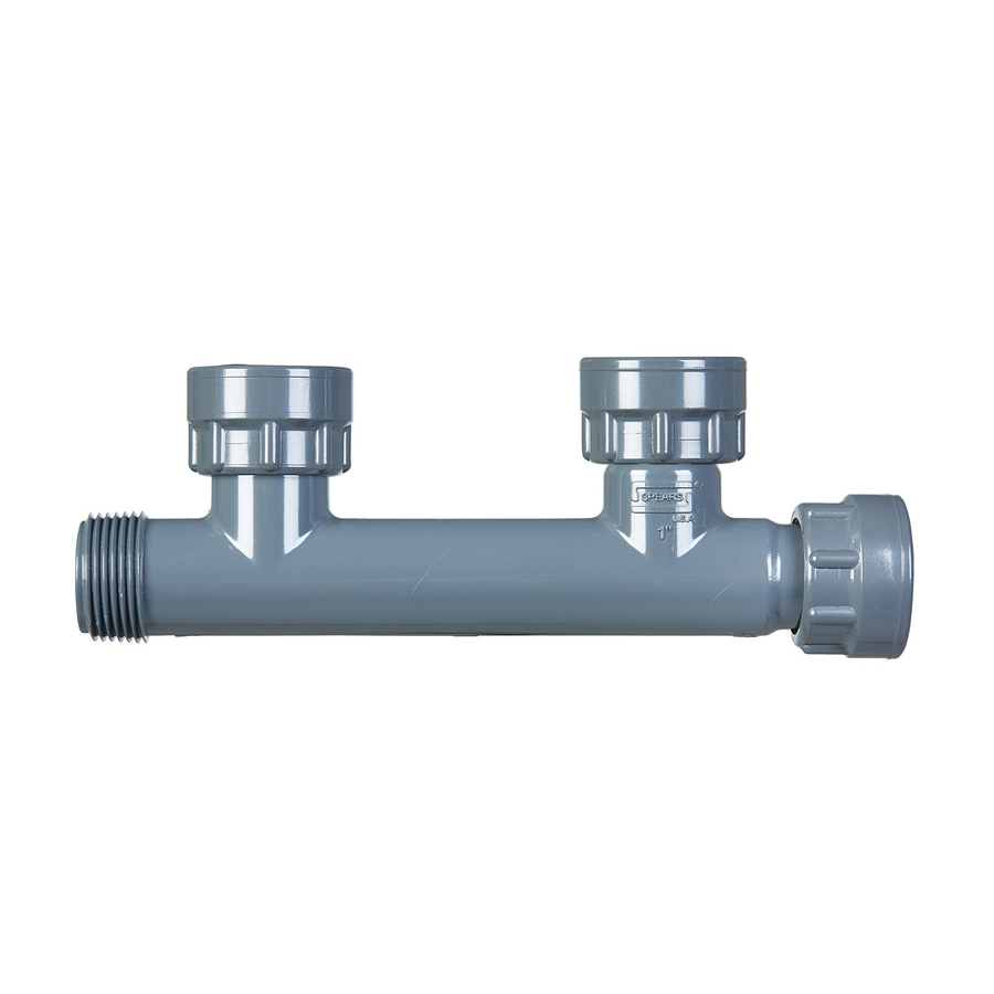 PVC Spears Manifold 2 Port 25mm - Perth Irrigation - Retic Fittings ...