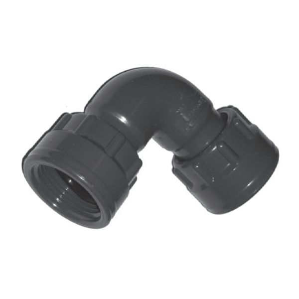 PVC Spears Manifold Elbow Swivel x Swivel 25mm