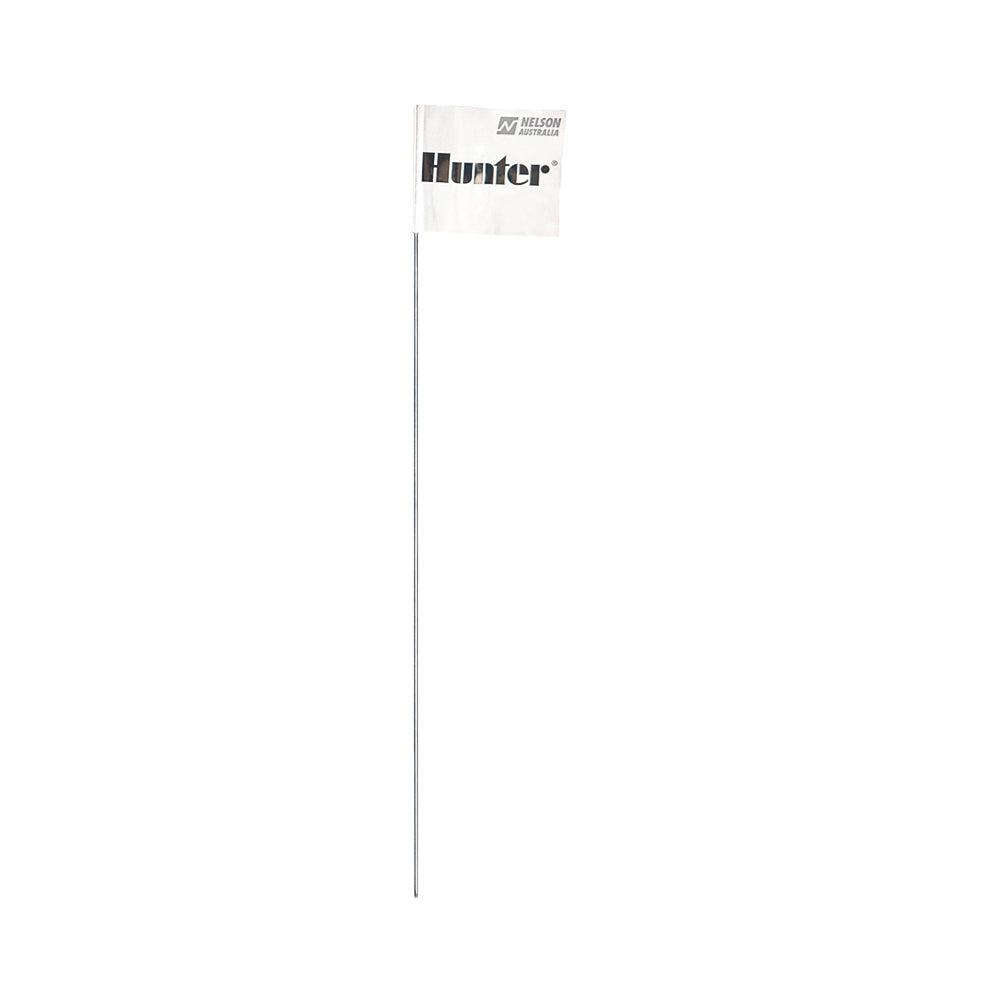 Marking Flags With Hunter Logo