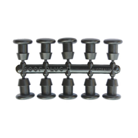 Poly Barbed Repair Plug 4 mm (Goof Plug Rack of 10)
