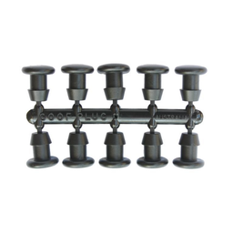 Poly Barbed Repair Plug 4 mm (Goof Plug Rack of 10)