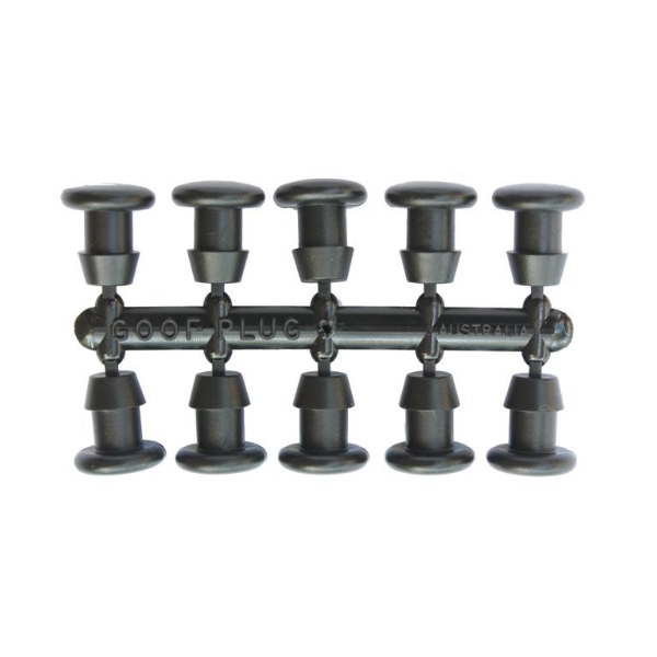 Poly Barbed Repair Plug 4 mm (Goof Plug Rack of 10)