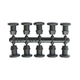 Poly Barbed Repair Plug 4 mm (Goof Plug Rack of 10)