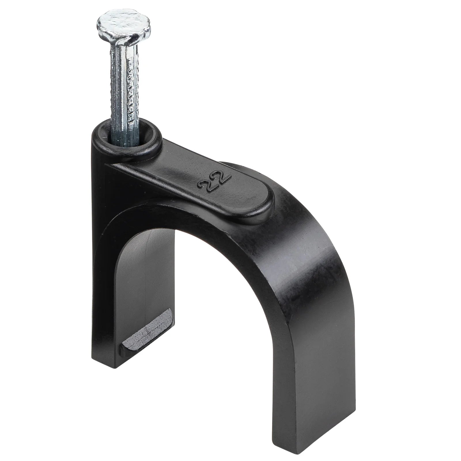 LD Saddle Clip 19 mm w/ Nail (Bag of 10)