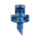 Micro Single Piece Jet, Blue (35 L/h) 90°