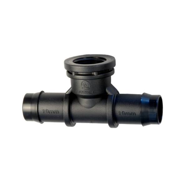 LD Barbed Tee 13 mm to 1/2" Female Thread