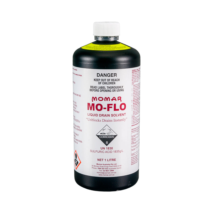 Momar MO-FLO – Instant Liquid Drain Solvent 1L - Perth Irrigation ...