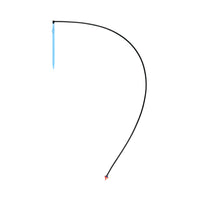 Micro Dripper Netafim PC Spray 40LPH Light Blue Stake Assembly with 100cm Tube