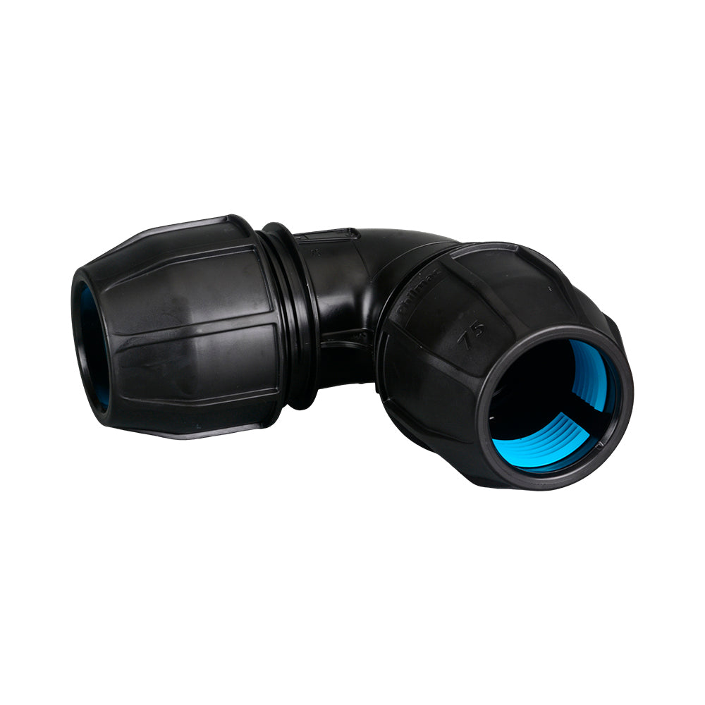 Compression Poly Metric Elbow- Poly x Poly - 110mm x 110mm
