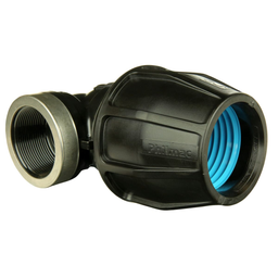 Compression Poly Metric Elbow- Poly x FI BSP - 90mm x 3"