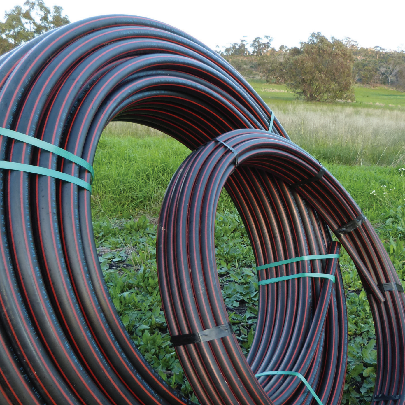 Poly Pipe Rural (red line) 1 1/4