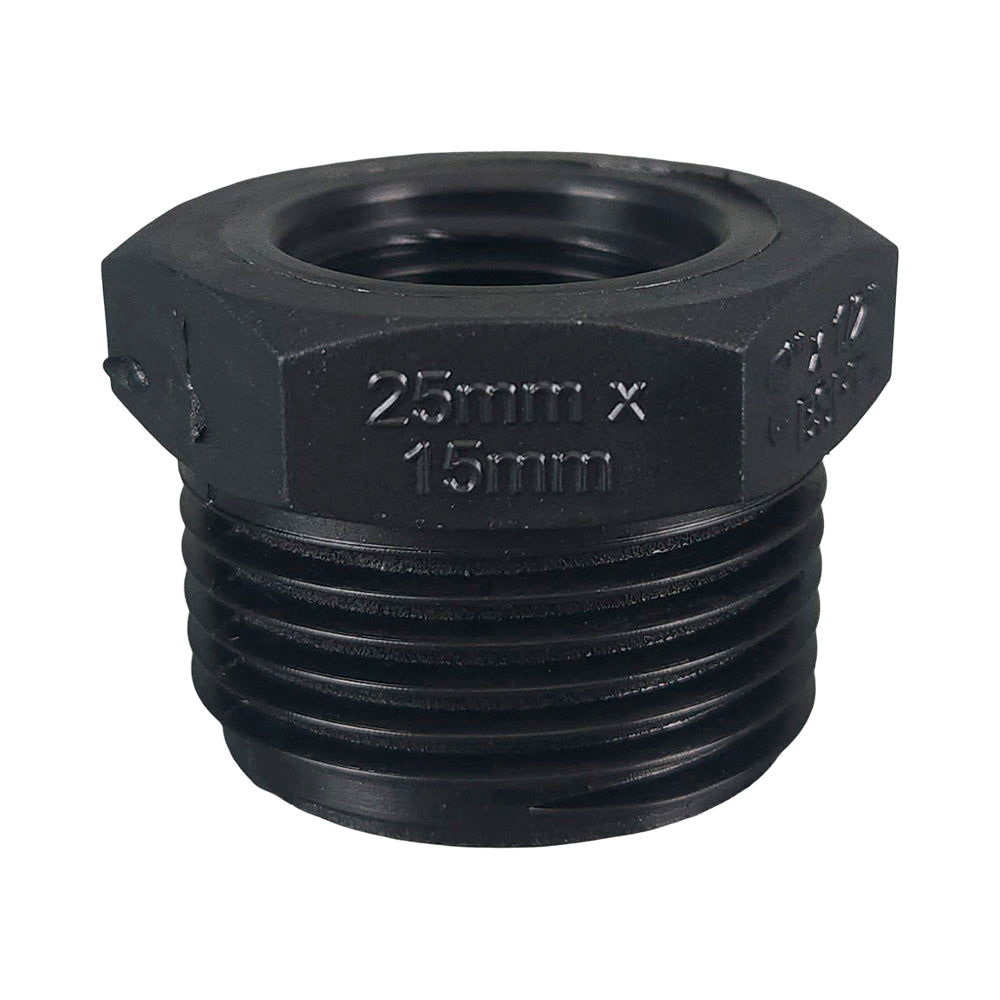 Poly Bush Reducing Threaded BSP 15mm x 10mm (1/2" x 3/8")