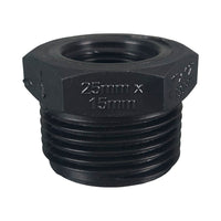 Poly Bush Reducing Threaded BSP 25mm x 15mm (1" x 1/2")