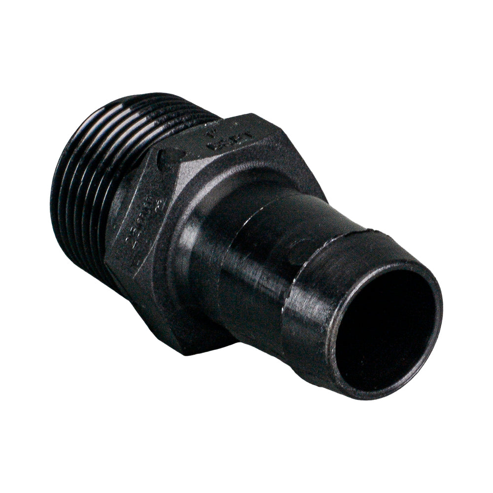 Poly Barb Hose Connector (Barb x MI BSP) 1/4" x 1/4"