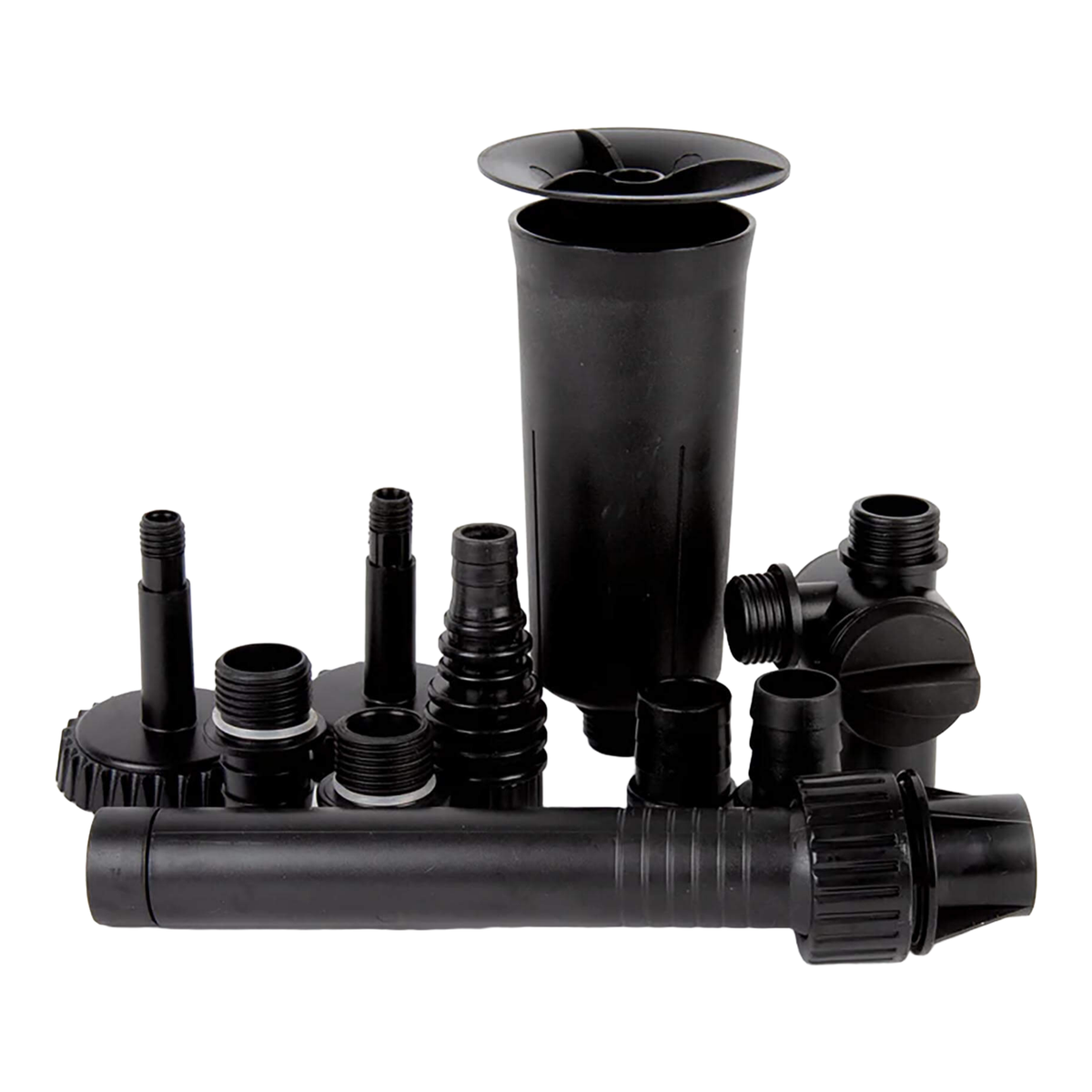PondMAX PM2600 replacement fountain kit 13PA004 with fountain nozzles, riser, flow-control T-piece and adaptors