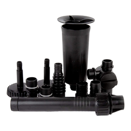 PondMAX PM2600 replacement fountain kit 13PA004 with fountain nozzles, riser, flow-control T-piece and adaptors
