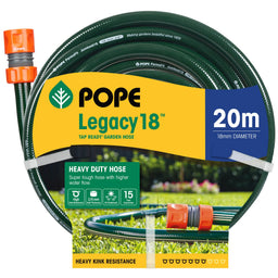 Pope Garden Hose Legacy Tap Ready 7/10 Kink Resistance 18mm x 20 metres (50135712)