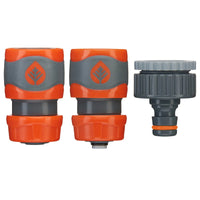 Pope Plastic Comfort Grip 3 Piece Hose Connector Set 12mm (1010675)