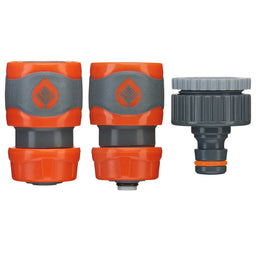 Pope Plastic Comfort Grip 3 Piece Hose Connector Set 12mm (1010675)