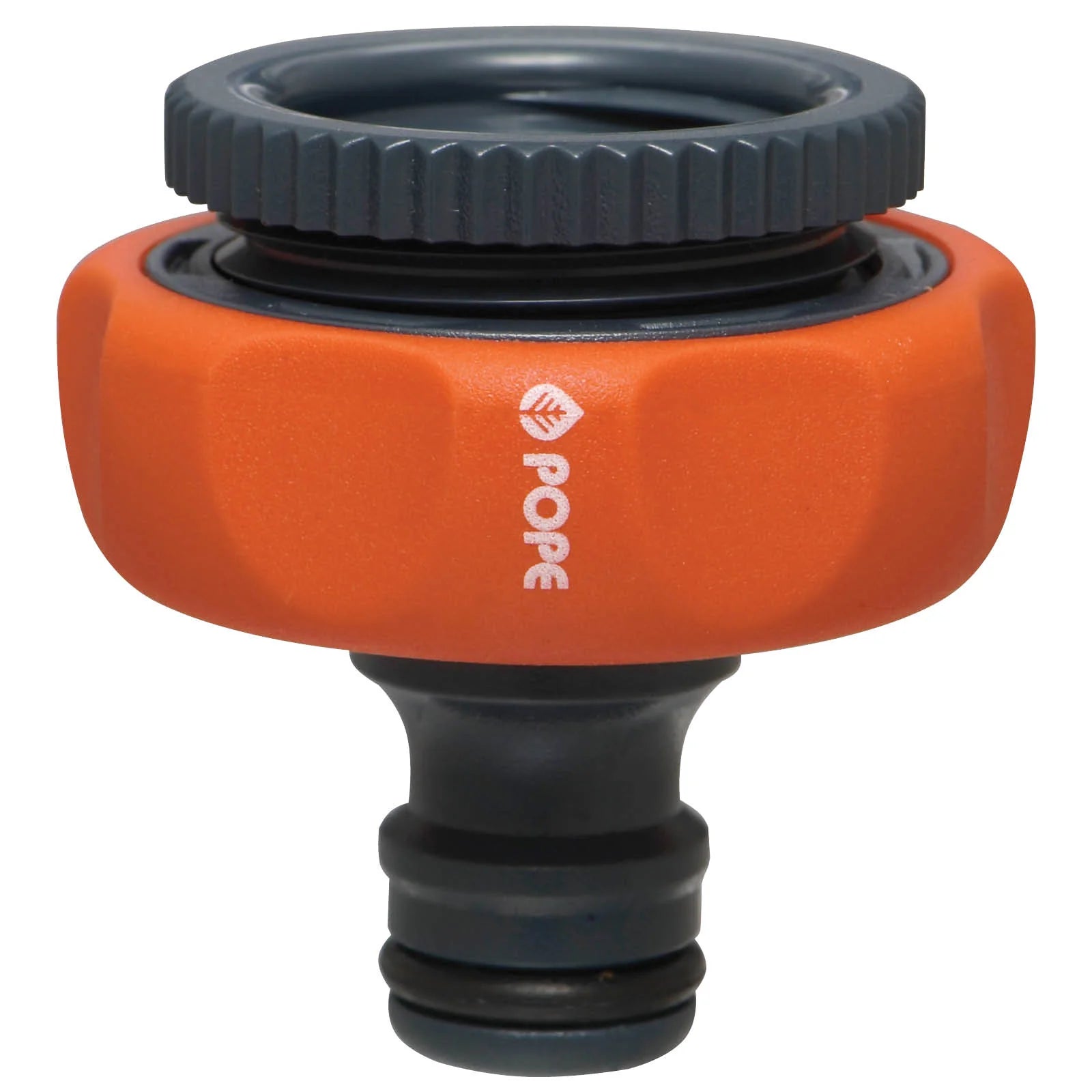 Pope Plastic Soft Grip Universal Tap Adaptor, Suits 20mm/25mm BSP Tap, 12mm (1010670)