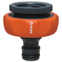 Pope Plastic Soft Grip Universal Tap Adaptor, Suits 20mm/25mm BSP Tap, 12mm (1010670)